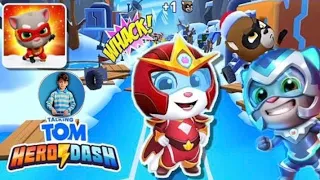 Talking Tom Hero Dash - Discover all theheroes - New ULTRAHERO - All BOSSES Superworld- Gameplay 2