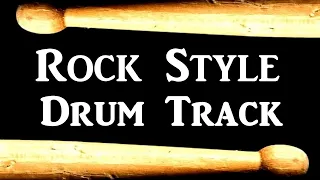 Rock Solid Drum Beat 100 BPM Song Style Drum Track For Bass Guitar Backing