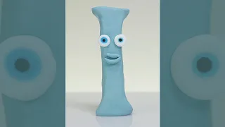 Alphabet Lore but in Clay #shorts