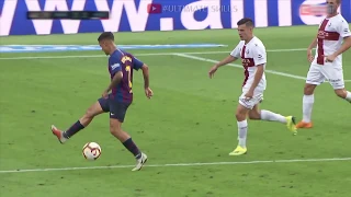 Philippe Coutinho Amazing Backheel Pass vs Huesca HD 1080p