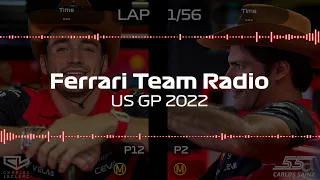 US GP 2022 - Ferrari Team Radio