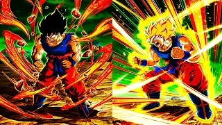 NEW STR TRANSFORMING NAMEK SAGA GOKU CLEANEST SUPER ATTACK IN THE GAME