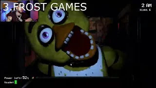 Реакция Летсплейщиков на Первую Смерть от Чики из FNAF