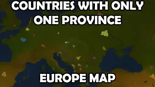 AOC2: Europe Map Countries with Only One Province Timelapse AI Only #4