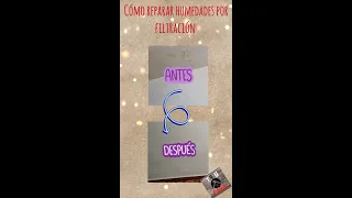 Cómo reparar desperfectos de humedades por filtración  ⚠️