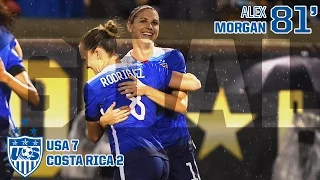 WNT vs. Costa Rica: Alex Morgan Goal - Aug. 19, 2015