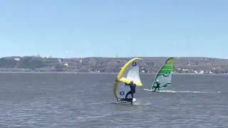 Wing foil vs wind surf