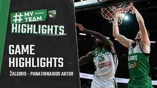 Žalgiris - Panathinaikos | Game Highlights | 2024.02.02