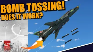 War Thunder - TRYING out BOMB TOSSING in AIR RB & GROUND RB with GUIDED bombs! Will it WORK?
