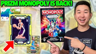 PRIZM MONOPOLY IS BACK FOR 2024! 😳 2023-24 Panini Prizm Monopoly Retail Blaster Box Review x5