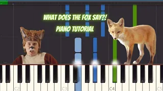 What Does The Fox Say?! Piano Tutorial (Synthesia) With Sheet Music