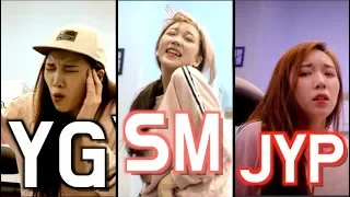 SM/YG/JYP impressions UPGRADE🔥/ the big 3 k-pop entertainments