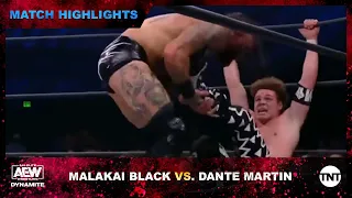 Malakai Black and Dante Martin Square Off