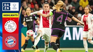 HIGHLIGHTS | AFC Ajax vs. FC Bayern München -- UEFA Women's Champions League 2023-24 (Deutsch)