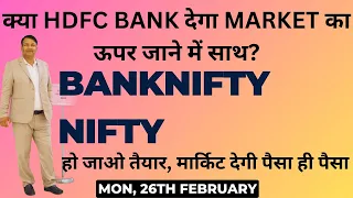 Nifty, BankNifty, Finnifty, Midcap Monday 26 February 2024