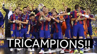 BARÇA 2-1 MURCIA, UEFA Futsal Champions League Final HIGHLIGHTS