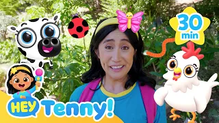 Animals for Kids with Tenny | Nursery Rhymes | Kids Songs | Educational Video for Kids | Hey Tenny!