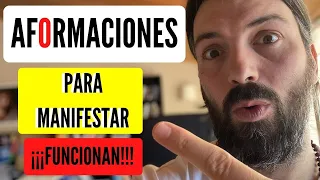 ¡AFORMACIONES! ¿Qué son y cómo FUNCIONAN? / Así tienes que usarlas para MANIFESTAR TUS DESEOS