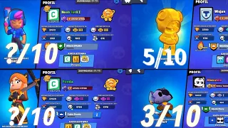 Oceniam konta youtuberów z Brawl Stars  Wojan, Torii, Panda, Abra, Farrell, Veni i Da Mian