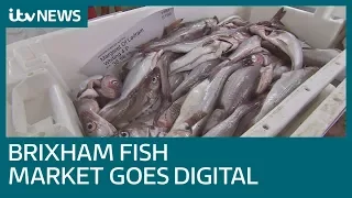 Iconic Brixham fish market 'shout' auction takes place for last time | ITV News