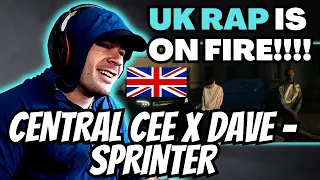 UK RAP IS LIT! 👌| Central Cee x Dave - Sprinter (REACTION)