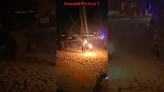 Kosamed island Thailand Fire show 1