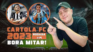 DICAS E TIME ATUALIZADO PRA RODADA #14 CARTOLA FC 2023 | ESSA RODADA TA MUITO DIFÍCIL, ME AJUDEM 😂