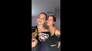 Maddie and Kenzie Ziegler - instagram live stream - 22nd January 2019