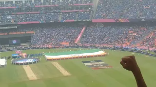 Indvspak Cricket World Cup 23 National Anthem| Narendra Modi Stadium|