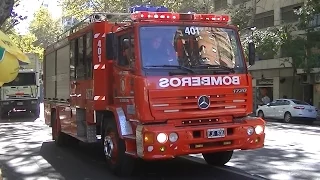 Bomberos PFA en emergencia (compilación)