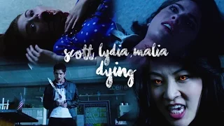 Scott, Lydia and Malia dying SCENE | Strange Frequencies