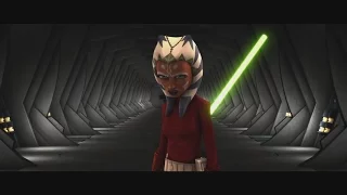 Star Wars: The Clone Wars - Ahsoka Tano & Anakin Skywalker vs. Cad Bane [1080p]