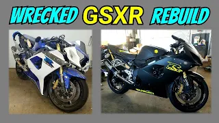 GSXR 600 Wrecked Bike Rebuild