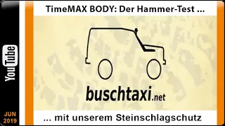 TimeMAX BODY: Der Hammer-Test mit unserem Steinschlagschutz