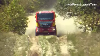 Aleš Loprais-Peter Versluis TESTING MAN DAKAR truck powered by InstaForex,Eurol,Veka Team!