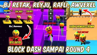 PERTAMA KALI AKU, REYJU, AWVEXEL DAN RAFLI MAIN DI BLOCK DASH SAMPAI ROUND 4! SERU BANGET