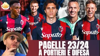 🔴🔵 SI PARTE CON PORTIERI E DIFENSORI, LE PAGELLE AL BOLOGNA 2023/24! CALAFIORI INSUPERABILE