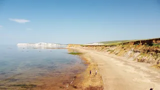 Beaches of the Isle of Wight from above