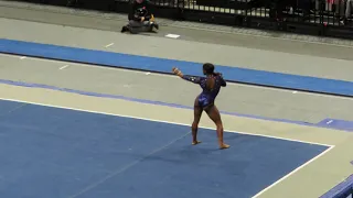 Brie Clark (Clemson) Floor Routine 9.800 vs. Iowa State (2024 NCAA Regionals)