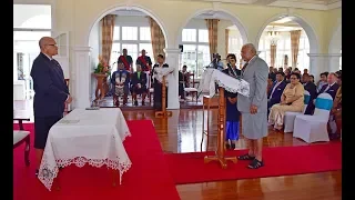 Fijian Newly Elected Prime Minister Swearing-In Ceremony