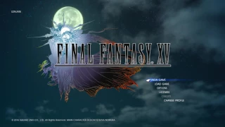 Final Fantasy XV Title Screen (PS4, Xbox One)