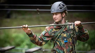 Crown Princess Elizabeth Of Belgium Finishes Her Year Of Preparation In The Royal Military Academy