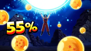 HOW GOOD IS CARNIVAL LR AGL GOKU WITHOUT DUPES? 55%! (DBZ: Dokkan Battle)