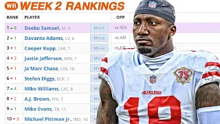 Fantasy Football Rankings Week 2 (2022)