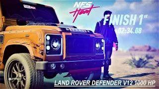 NFS Heat / Land Rover Defender V12 1000 HP Gameplay / Off-roading and racing