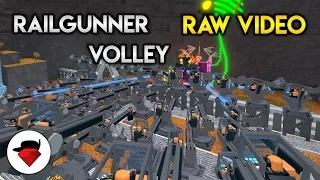A Quad Op of Railgunners vs Void (RAW Video) | Tower Battles [ROBLOX]