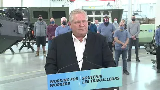 Premier Ford makes an announcement in London | Feb 25