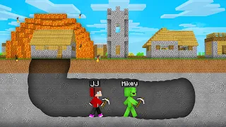 Mikey and JJ Escape From LAVA Trap in Minecraft (Maizen)