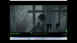Fallout 4 NZ-41 scope glitch.