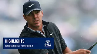 Brooks Koepka Cards 4-Under Par 66 To Lead | Round 3 | 2023 PGA Championship